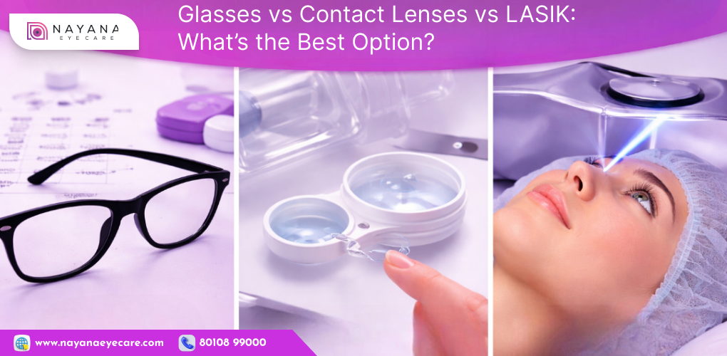 Glasses vs Contact Lenses vs LASIK: What’s the Best Option?