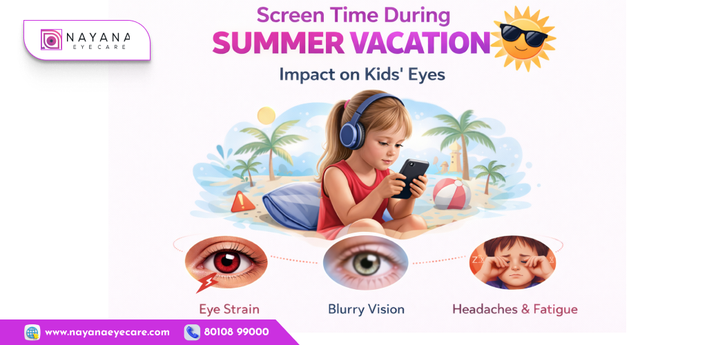 Screen Time During Summer Vacation: Impact on Kids’ Eyes